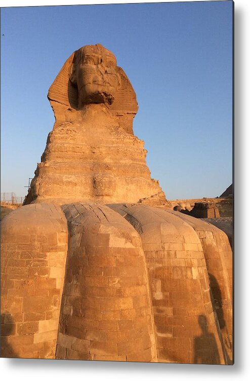 Giza Metal Print featuring the photograph Great Sphinx #16 by Trevor Grassi