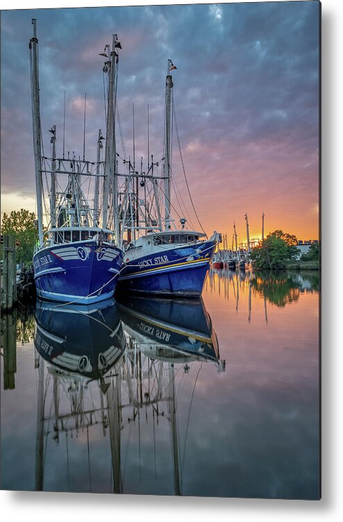 Sunset Metal Print featuring the photograph Bayou Sunset by Brad Boland