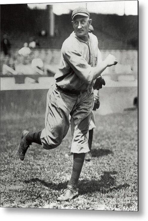 Sports Ball Metal Print featuring the photograph Honus Wagner #2 by National Baseball Hall Of Fame Library