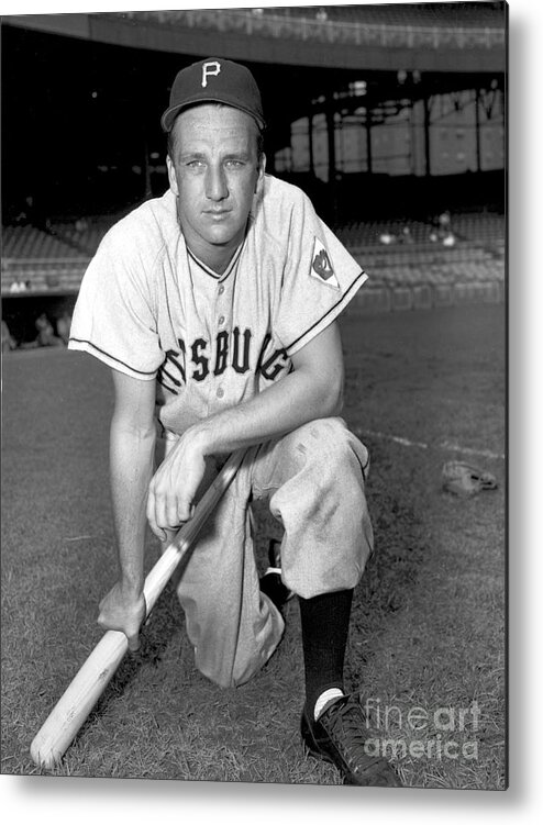1950-1959 Metal Print featuring the photograph Ralph Kiner by Kidwiler Collection