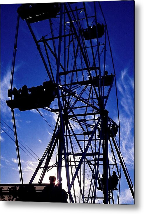 Ferris Wheel Metal Print featuring the photograph A fair time by Jay Binkly
