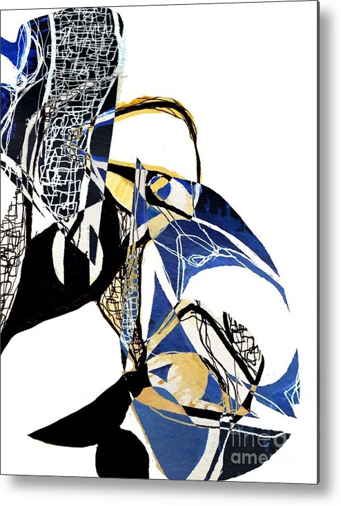 Lovers Metal Print featuring the digital art A Greeting of Two Lovers by Jeremiah Ray