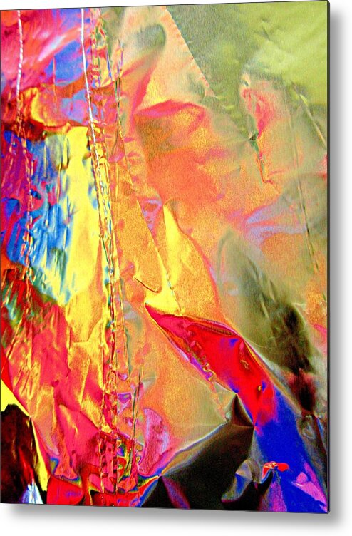 Colourful Abstract Shapes Metal Print featuring the photograph Abstract 403 by Stephanie Moore