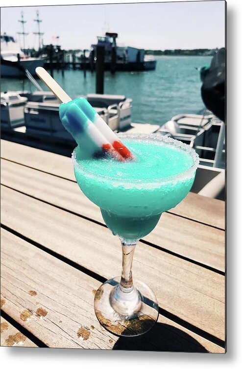 Angler Restaurant Metal Print featuring the photograph American Margarita Bomb Pop by Robert Banach