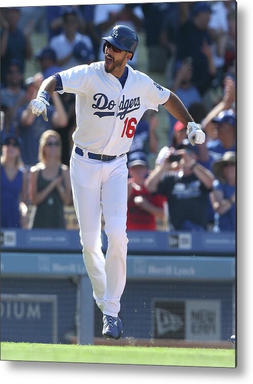 People Metal Print featuring the photograph Andre Ethier by Stephen Dunn