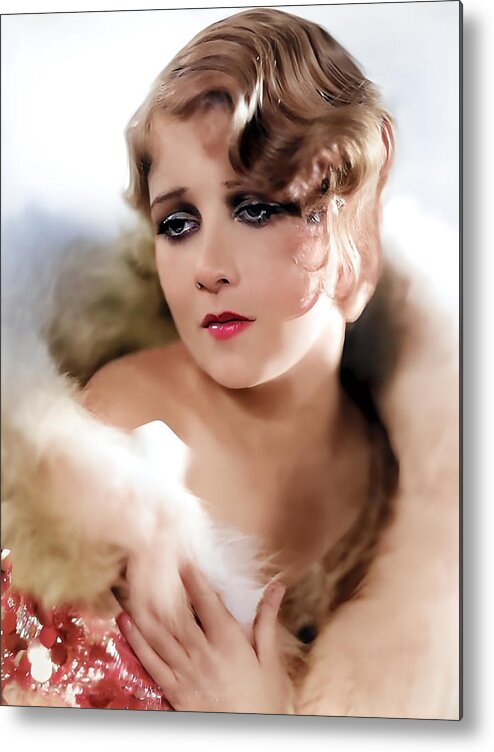 Anita Page 2 Metal Print featuring the digital art Anita Page 2 by Chuck Staley