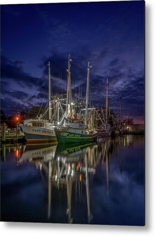 Bayou Metal Print featuring the photograph Bayou Nights, 11/8/20 by Brad Boland
