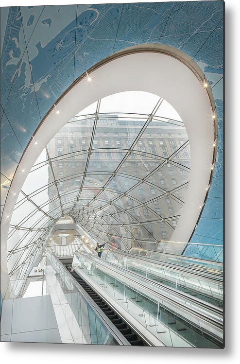 Penn Station Metal Print featuring the photograph Big and Bold at Penn Station - NYC by Sylvia Goldkranz