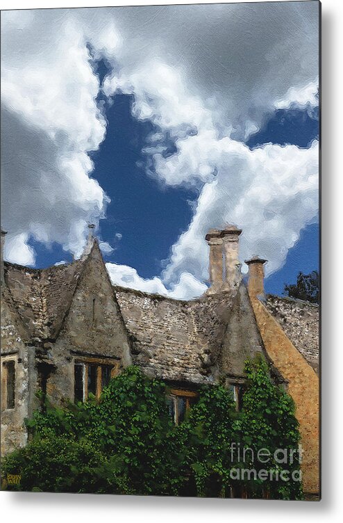 Bourton-on-the-water Metal Print featuring the photograph Bourton Gables by Brian Watt