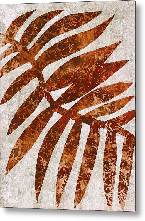 Fern Metal Print featuring the painting Brocade Palm by Cynthia Fletcher