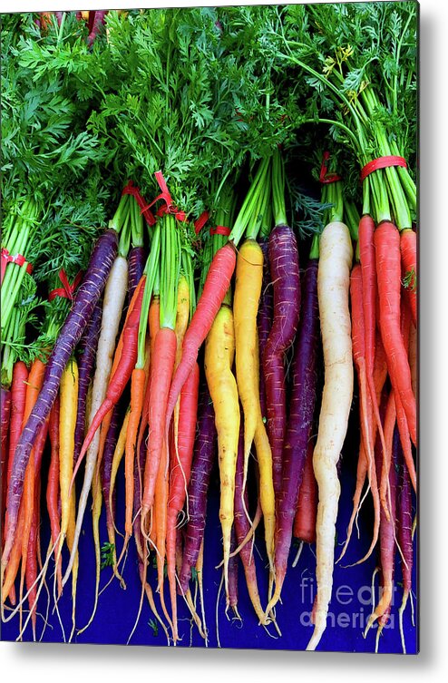 Carrot Metal Print featuring the photograph Carrots by Doc Braham