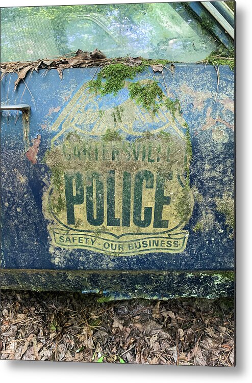 Classic Metal Print featuring the photograph Cartersville Police Department by George Strohl