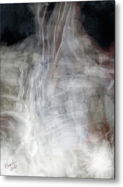 #xrays Metal Print featuring the digital art Chest Study 60. Variation 2 by Veronica Huacuja