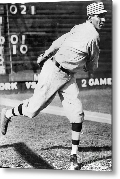 People Metal Print featuring the photograph Chief Bender by National Baseball Hall Of Fame Library