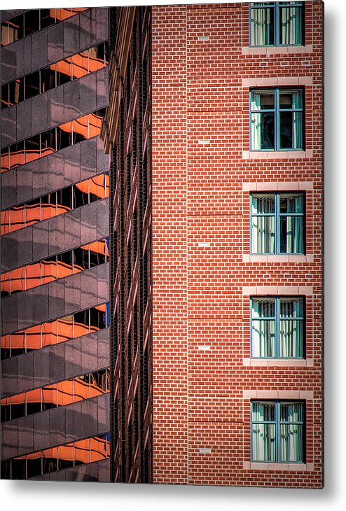 Baltimore Metal Print featuring the photograph City Windows by Ginger Stein