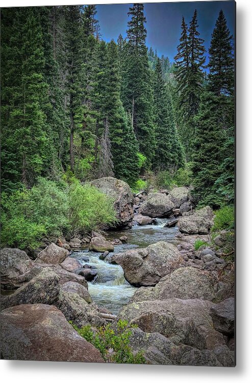 River Metal Print featuring the photograph Colorado Stream by Rene Vasquez