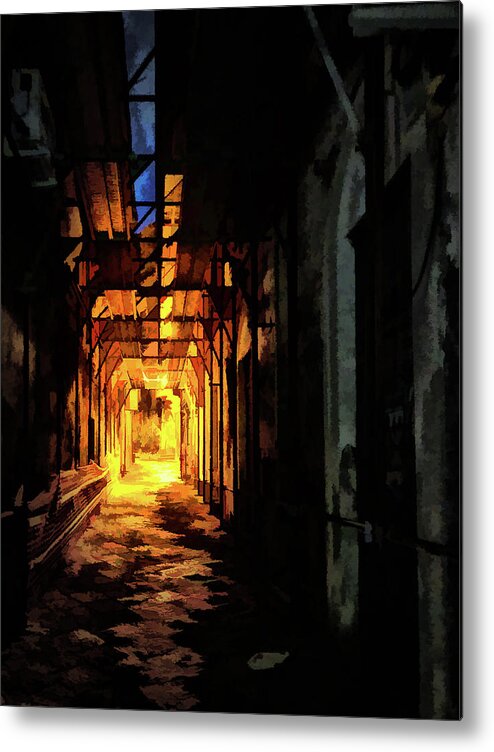 2019 Metal Print featuring the photograph Dante's Alley by Monroe Payne