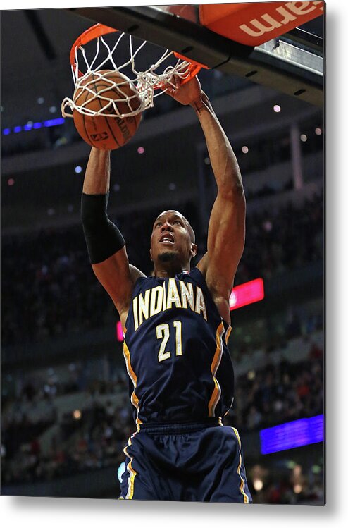 Nba Pro Basketball Metal Print featuring the photograph David West by Jonathan Daniel