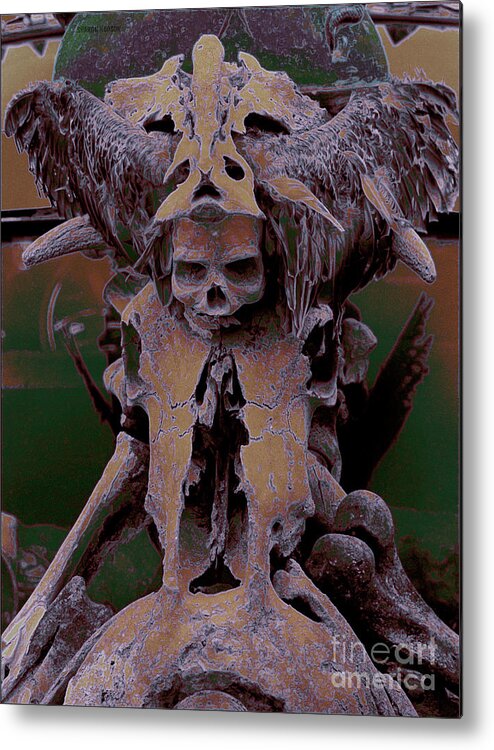 Ghoul Metal Print featuring the photograph eerie photography - Ghoul II by Sharon Hudson