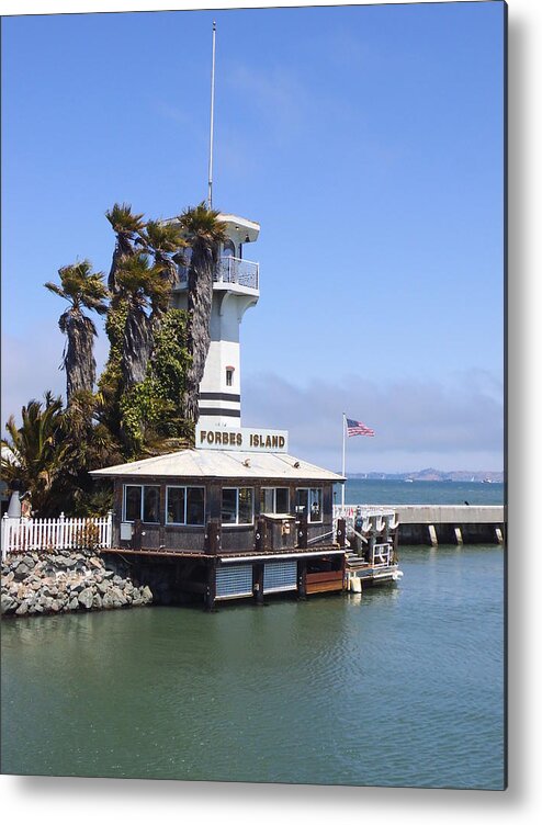  Metal Print featuring the photograph Forbes Island by Heather E Harman