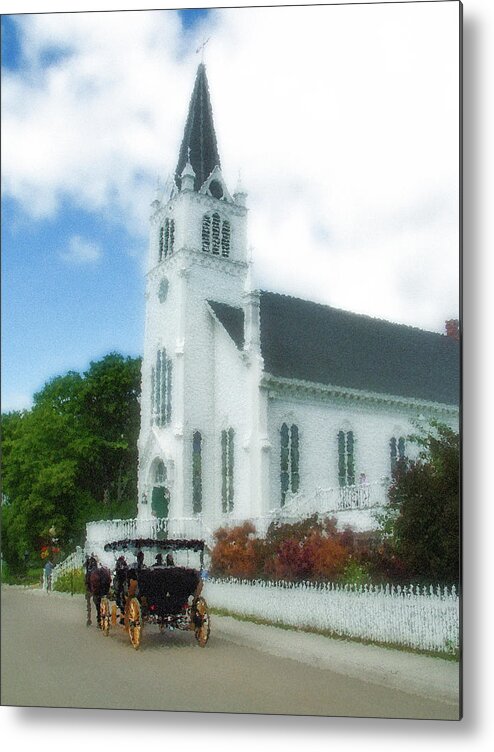 Church Metal Print featuring the photograph Going to Church by Robert Carter