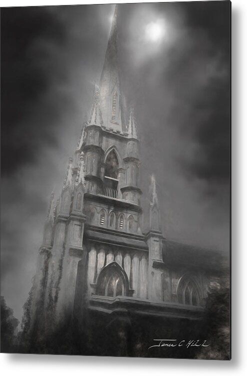 Castle Metal Print featuring the photograph Grace Episcopal Church by James Hill