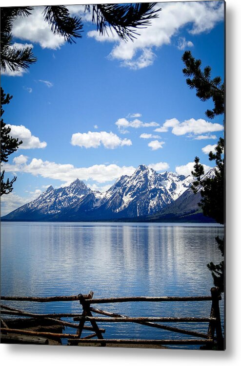 Grand Teton National Park Lake Metal Print featuring the photograph Grand Teton National Park Lake by Dan Sproul