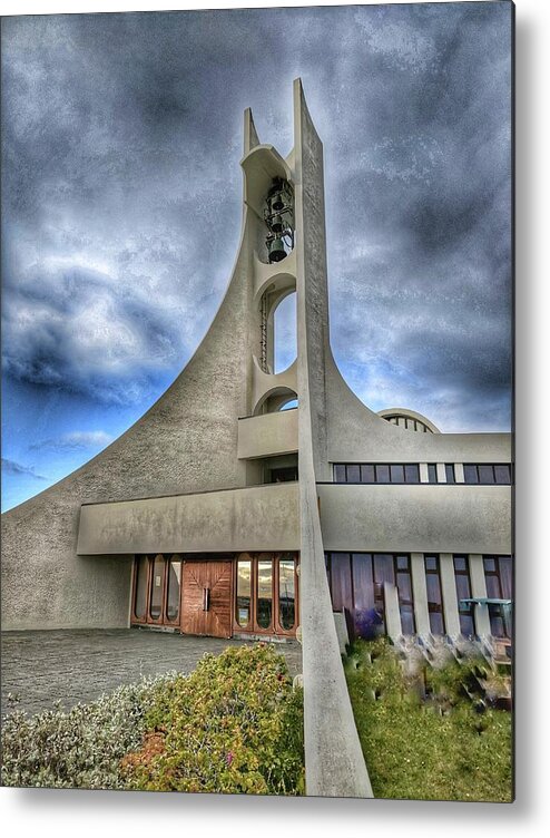 Iceland Metal Print featuring the photograph Iceland church by Yvonne Jasinski