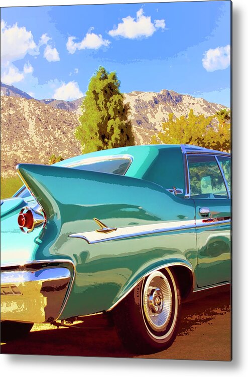 Photography Metal Print featuring the photograph IMPERIAL IDOL Palm Springs CA by William Dey