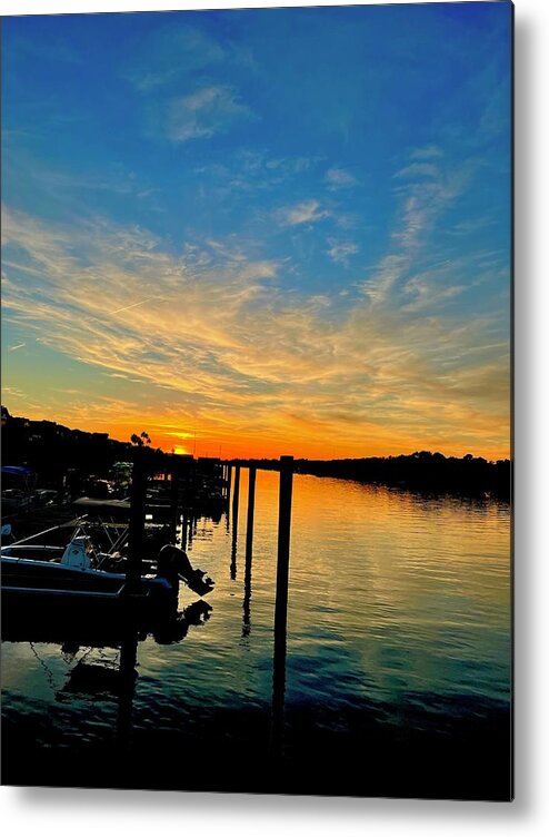 Sunset Metal Print featuring the photograph Isle of Palms Sunset by Kelly Smith
