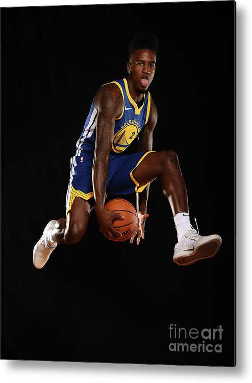 Jordan Bell Metal Print featuring the photograph Jordan Bell by Brian Babineau