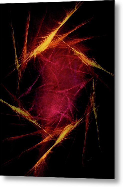  Metal Print featuring the digital art Mitosis by Michelle Hoffmann