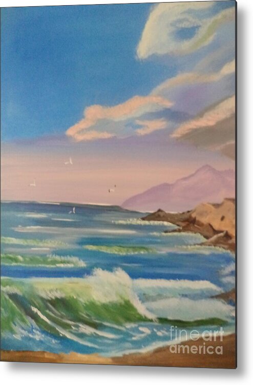  Metal Print featuring the painting Morning Paradise # 279 by Donald Northup