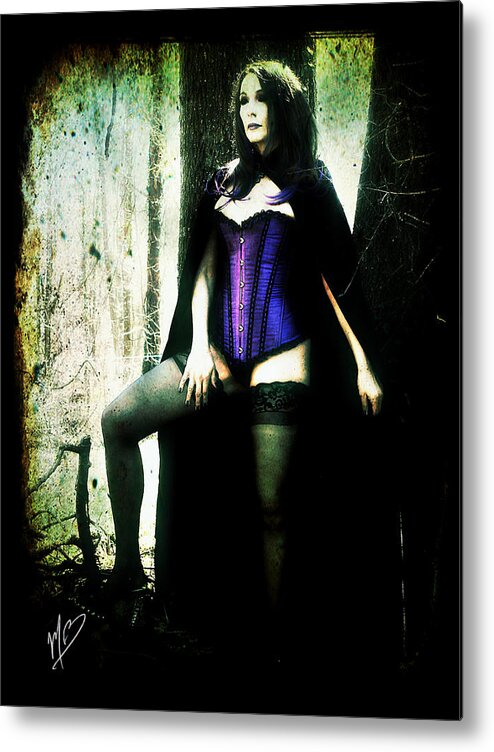 Fantasy Metal Print featuring the digital art Nancy 1 by Mark Baranowski