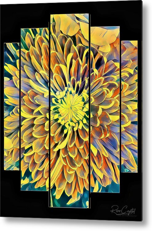 Flora Metal Print featuring the photograph Oh, Dahlia by Rene Crystal