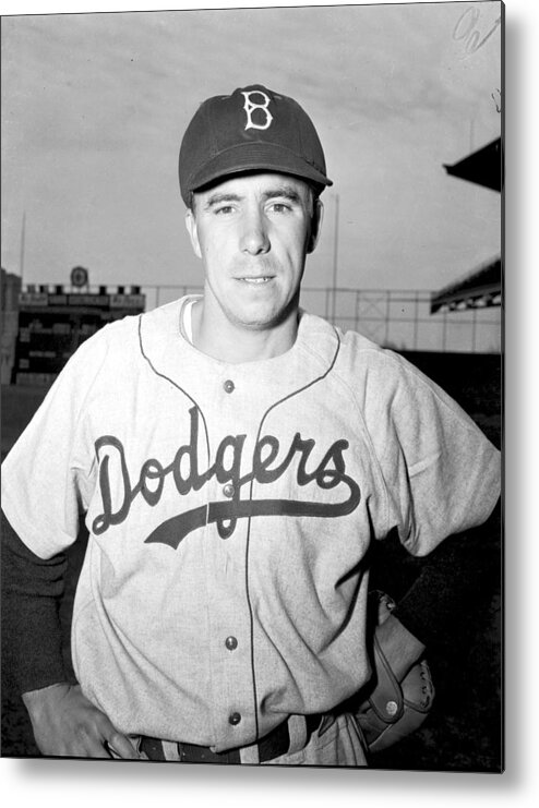 People Metal Print featuring the photograph Pee Wee Reese by Kidwiler Collection