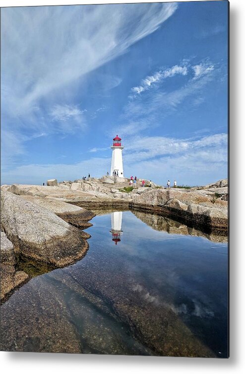 Peggy's Cove Metal Print featuring the photograph Peggy's Cove Midday by Yvonne Jasinski
