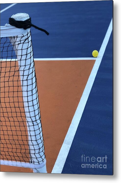 Court Metal Print featuring the photograph Pickle Ball Time by Diana Rajala