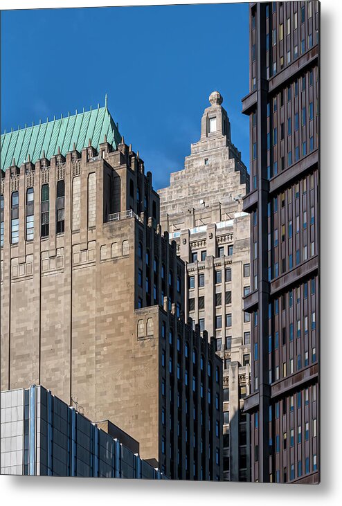 Skyscraper Metal Print featuring the photograph Pittsburgh City Canyon by Ginger Stein