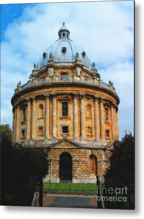 Radcliff Camera Metal Print featuring the photograph Radcliff Camera Oxford by Brian Watt