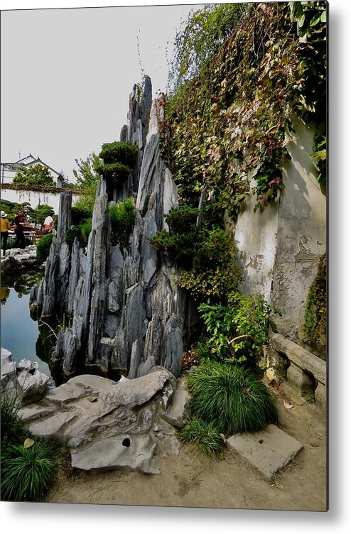 China Metal Print featuring the photograph Rock Garden by Kerry Obrist