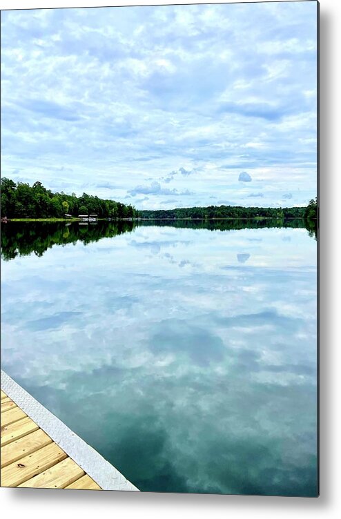 Lake Metal Print featuring the photograph Smooth as Glass by Norma Brock