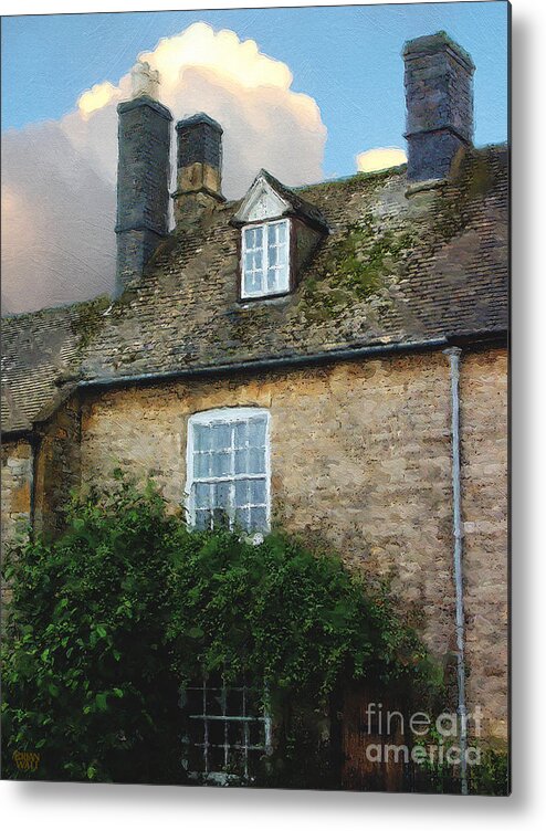 Stow-in-the-wold Metal Print featuring the photograph Stow Chimneys by Brian Watt