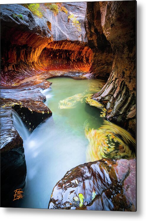 Amaizing Metal Print featuring the photograph The Subway Colors by Edgars Erglis