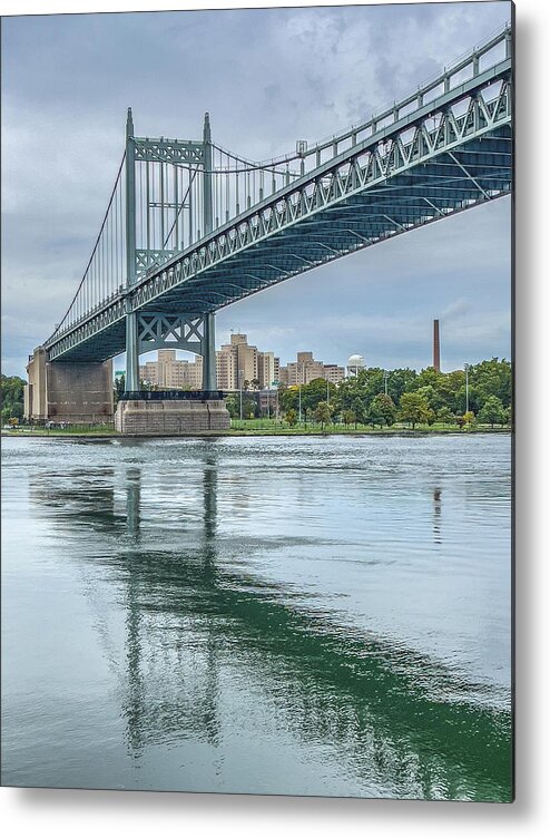 Hell Gate Bridge Metal Print featuring the photograph Triboro Bridge by Cate Franklyn