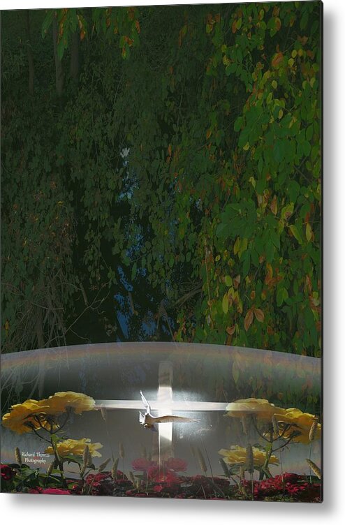 Digital Painting Metal Print featuring the photograph Well of Salvation by Richard Thomas