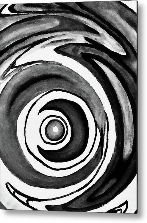 Spirals Metal Print featuring the photograph Whirlwind #1 by Kerry Obrist