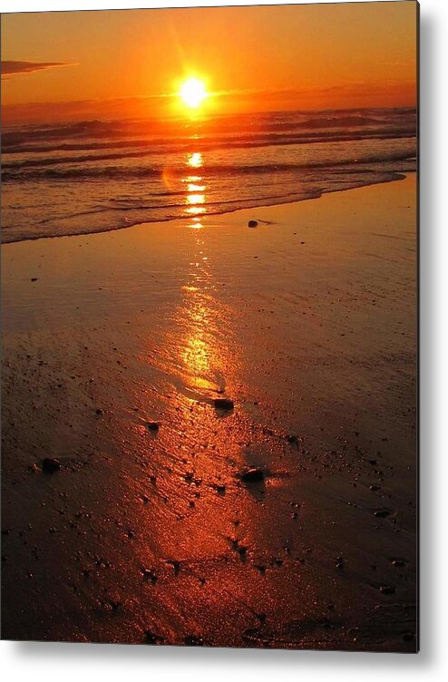 Sunset Metal Print featuring the photograph Wow by Deahn Benware