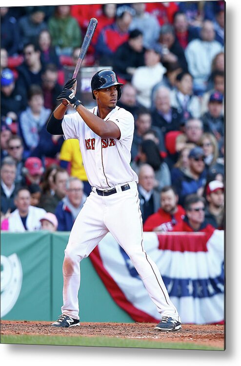 American League Baseball Metal Print featuring the photograph Xander Bogaerts by Jared Wickerham