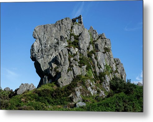 Roche Metal Print featuring the photograph Roche Rock chapel 2 by Steev Stamford